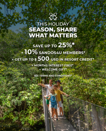 SHARE WHAT MATTERS AT SANDOS CARACOL 