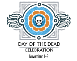 dia de muertos sandos caracol logo